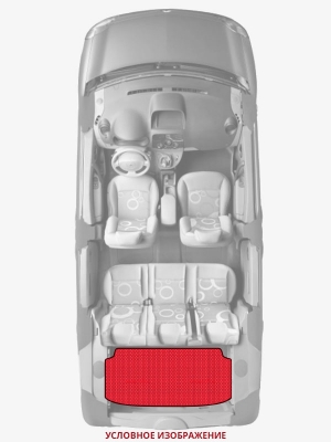ЭВА коврики «Queen Lux» багажник для ИЖ 21251